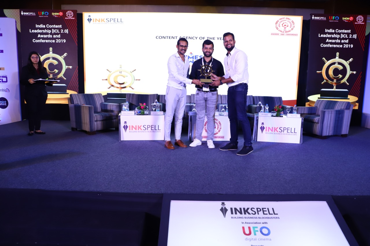 Times Network bags the ‘Best Content Network of the Year’ title at the India Content Leadership Awards 2019